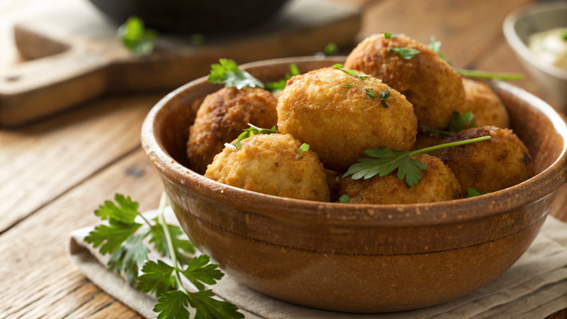 Low Carb Garlic Croquettes