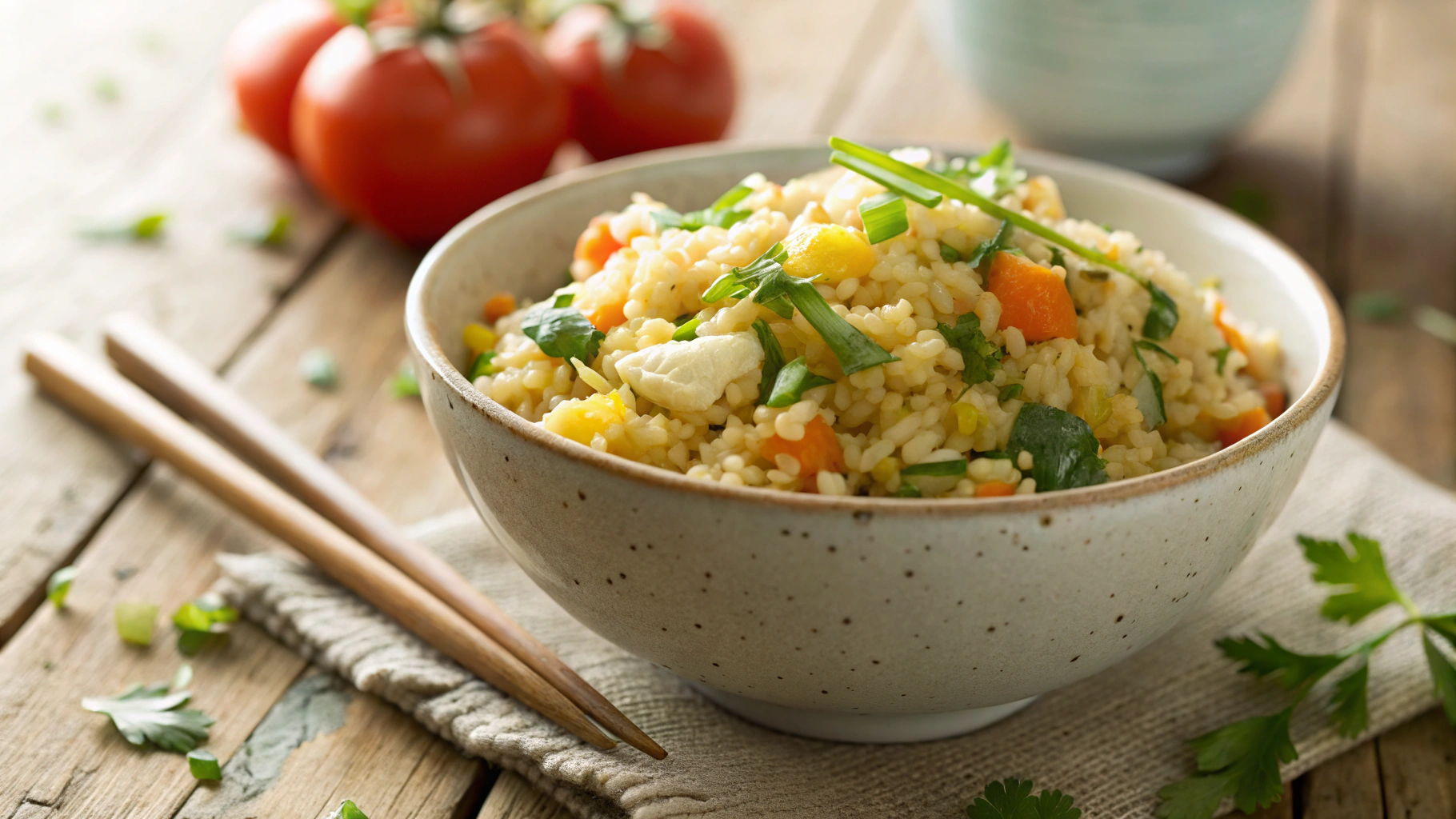 Low Carb Veggie Egg Fried Rice