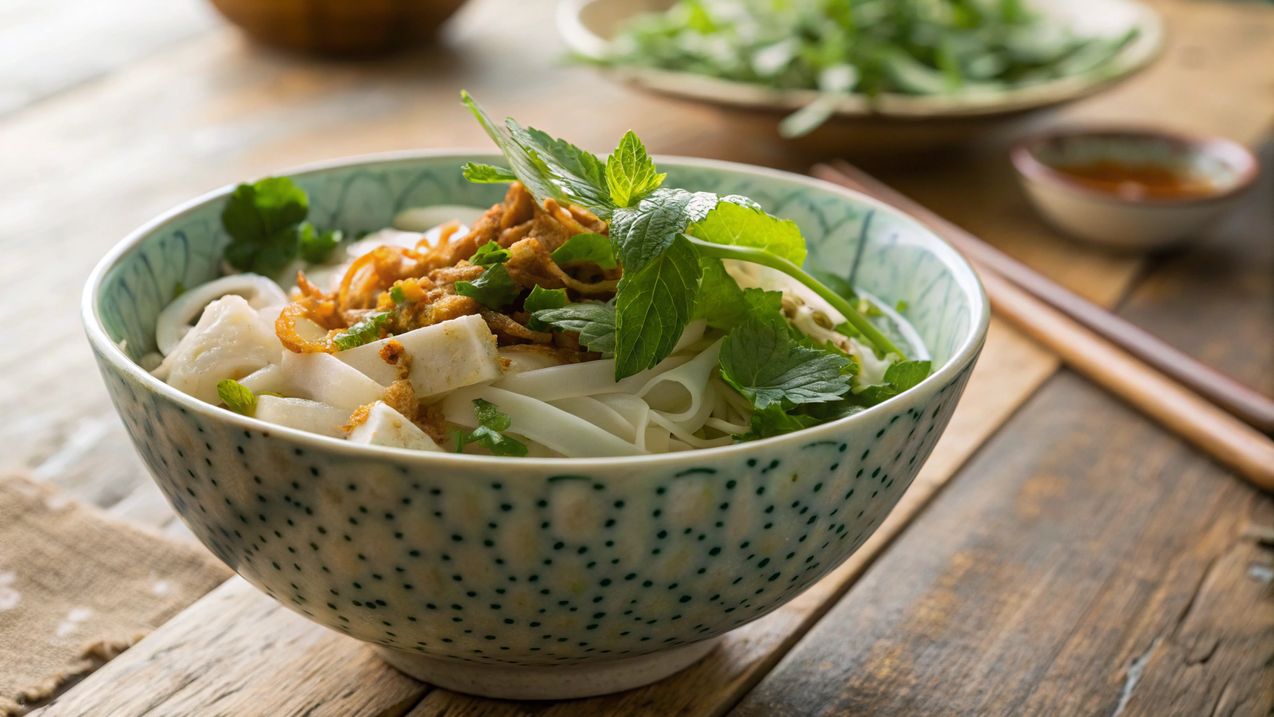 Low Carb Vietnamese Banh Cuon Bowls