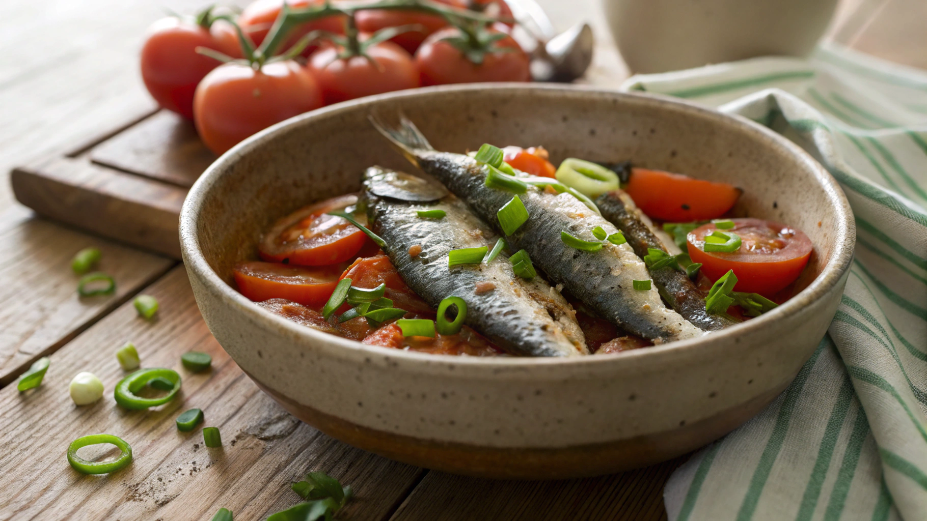 Low Carb Vietnamese Sardines and Tomatoes