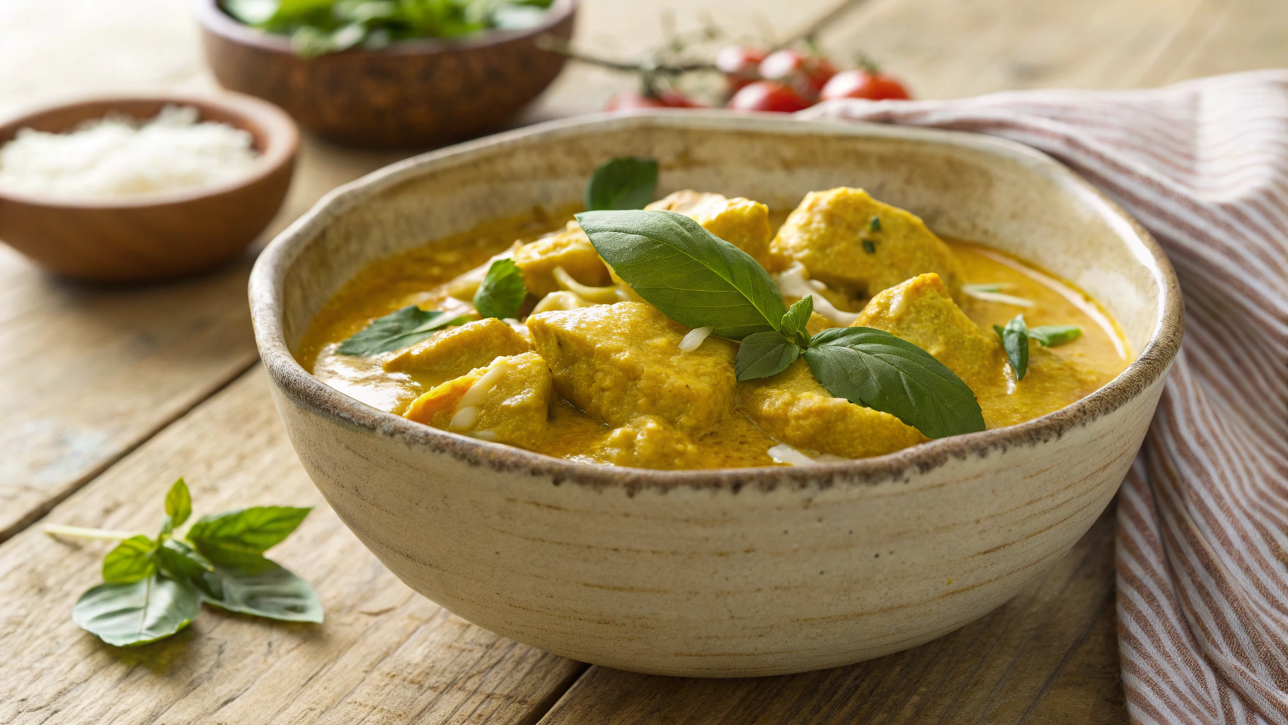 Low Carb Yellow Chicken Curry