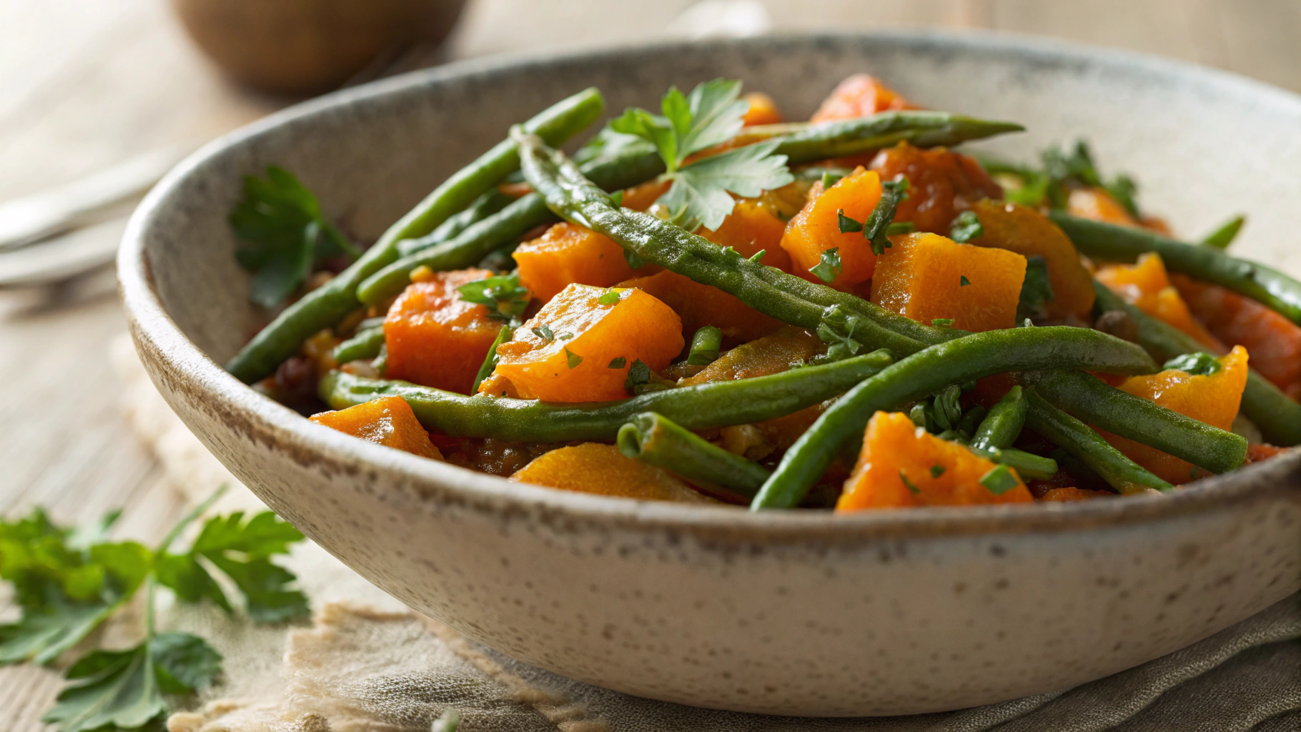 Easy Low FODMAP Keto Vegan Greek Stewed Green Beans (Fasolakia)