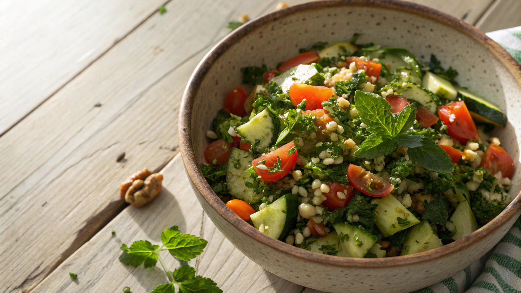 Low FODMAP Keto Lebanese Tabbouleh Salad