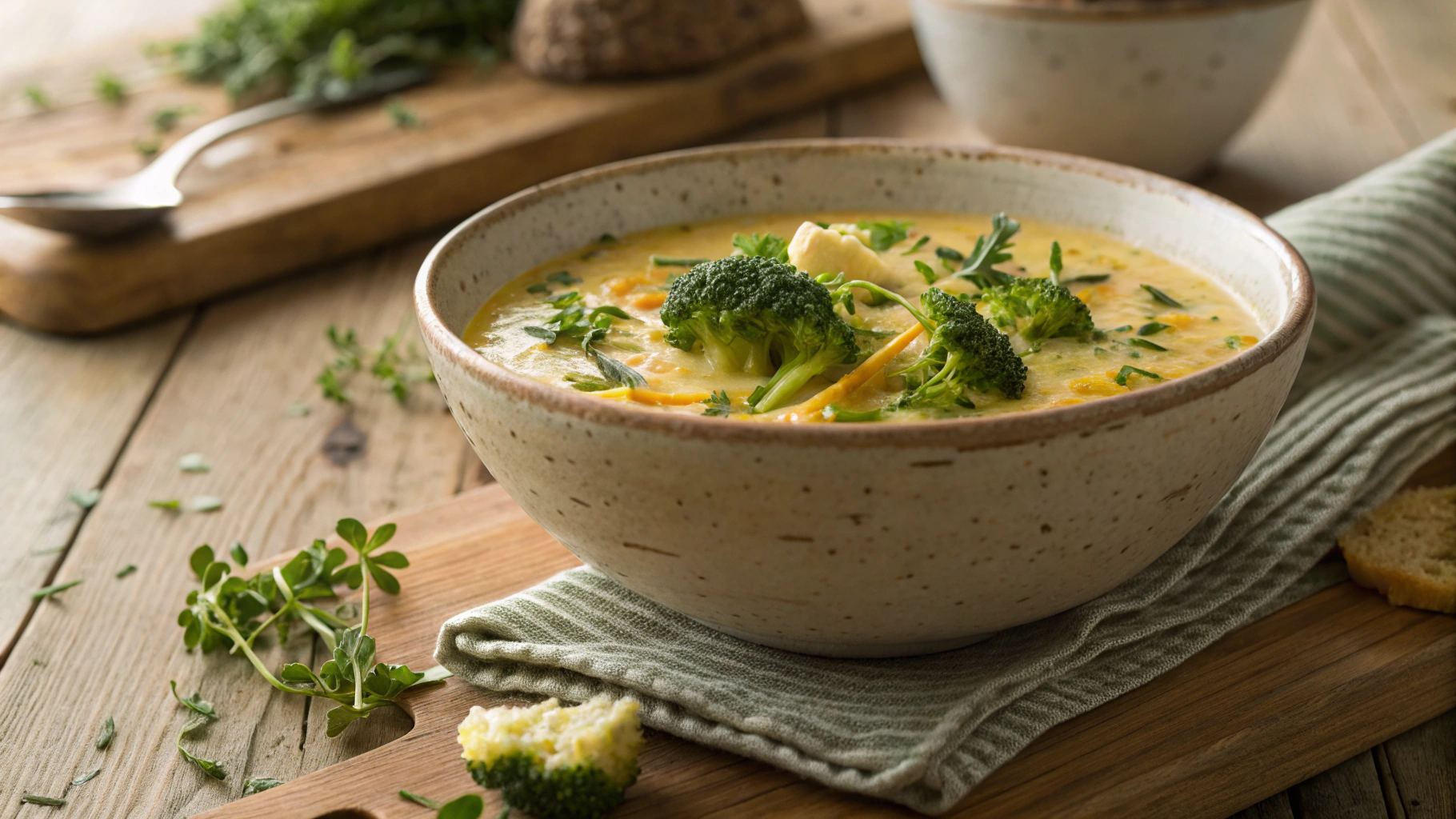 Low Sodium Broccoli Cheese Soup