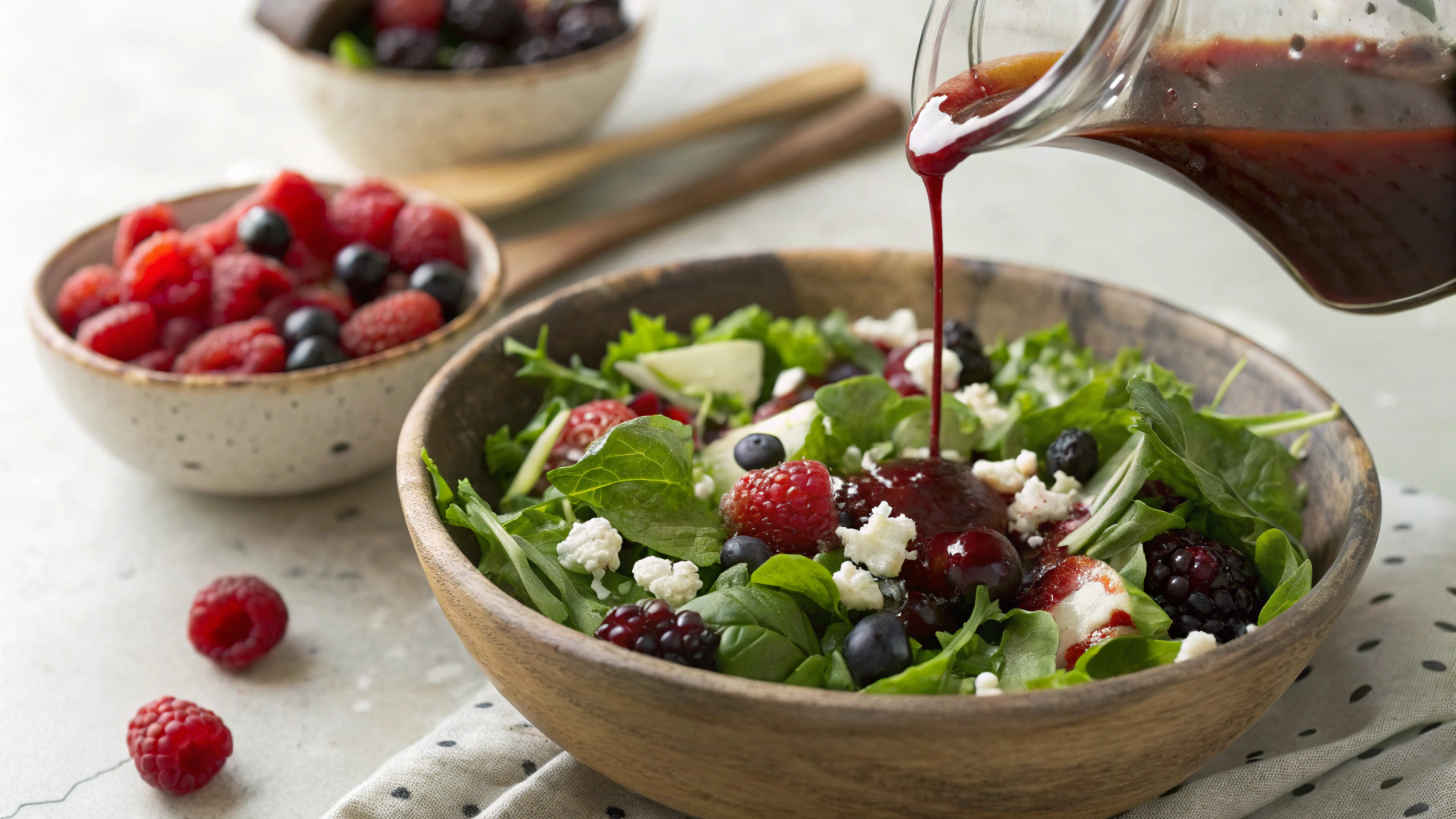 Keto Low Sodium Raspberry Balsamic Vinaigrette Dressing