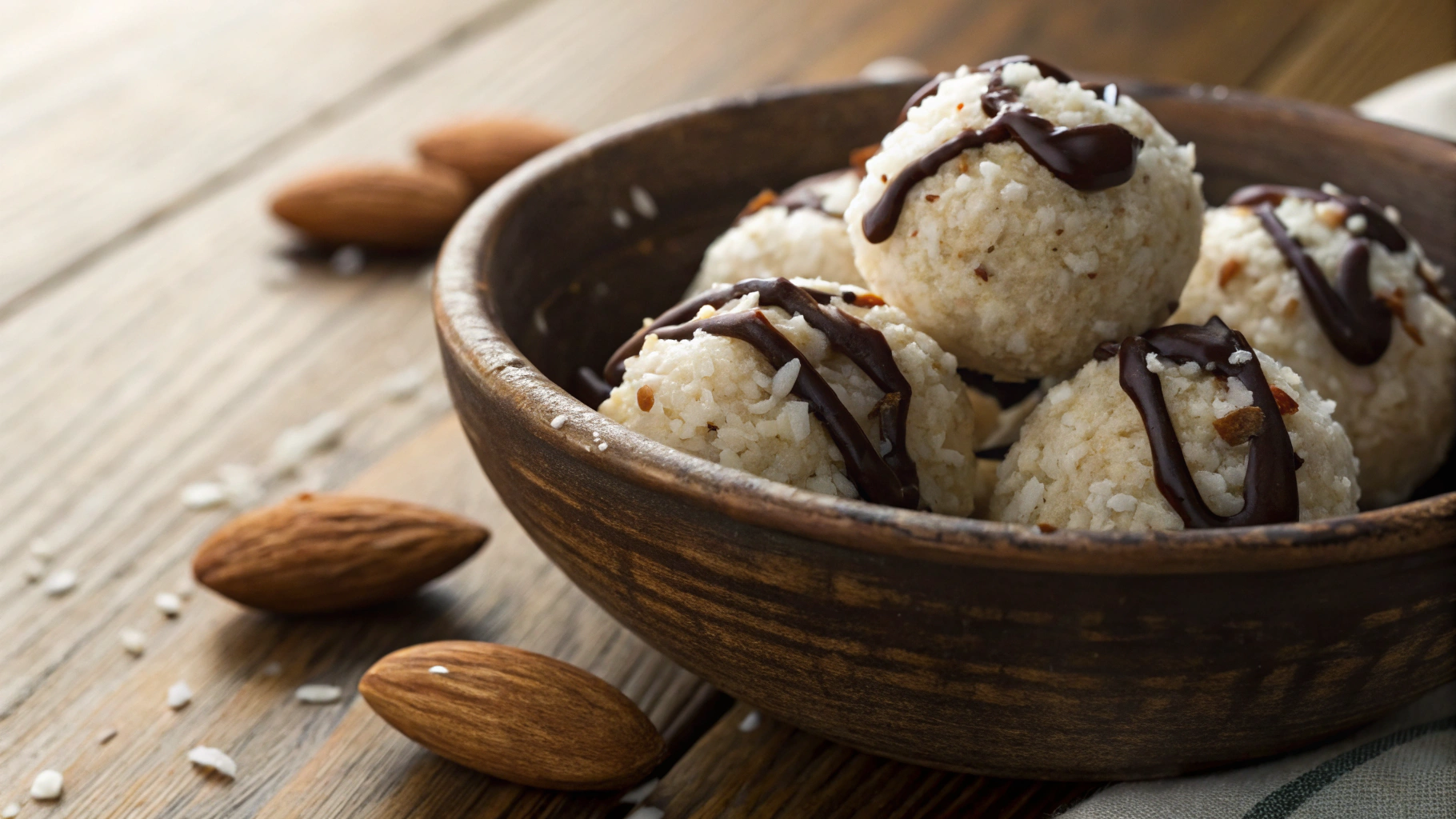 Keto No-Bake Chocolate Coconut Macaroons