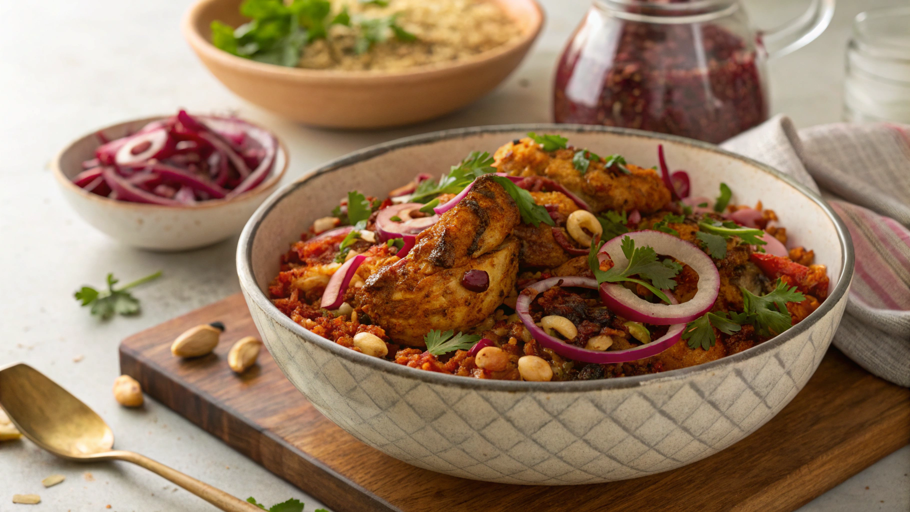 Paleo Middle Eastern Sumac Chicken ( Musakhan)