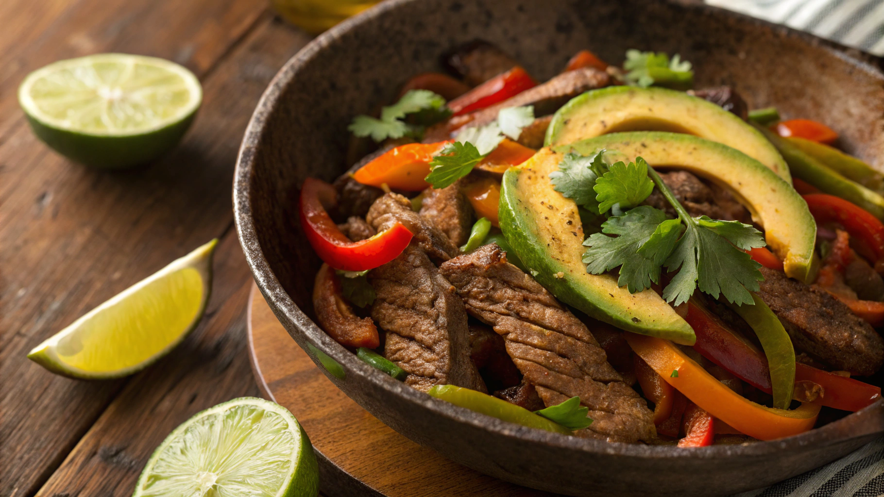 Quick and Easy Keto Chili Lime Steak Fajita