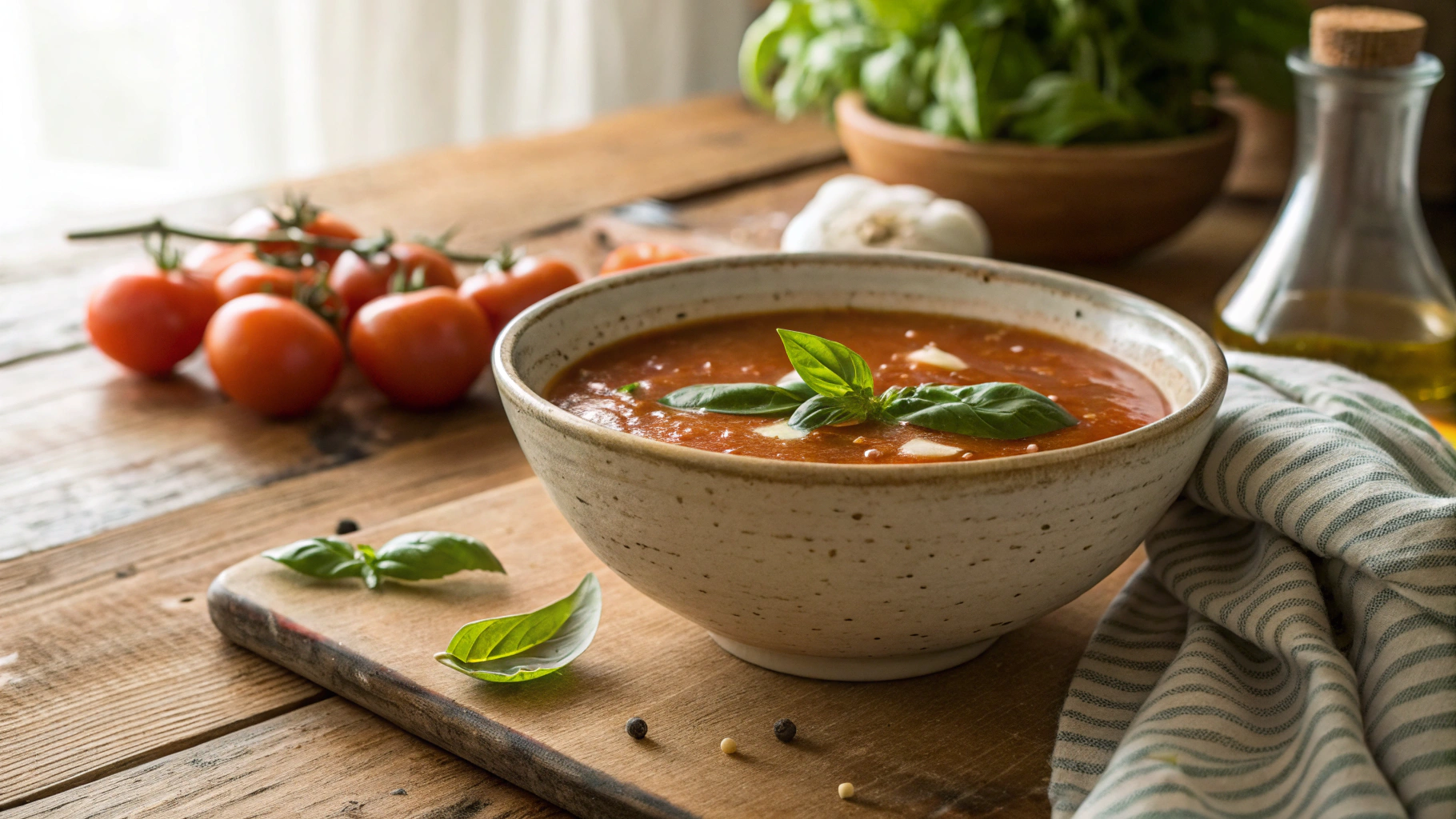 Spicy Keto Tomato Soup with Cream Cheese