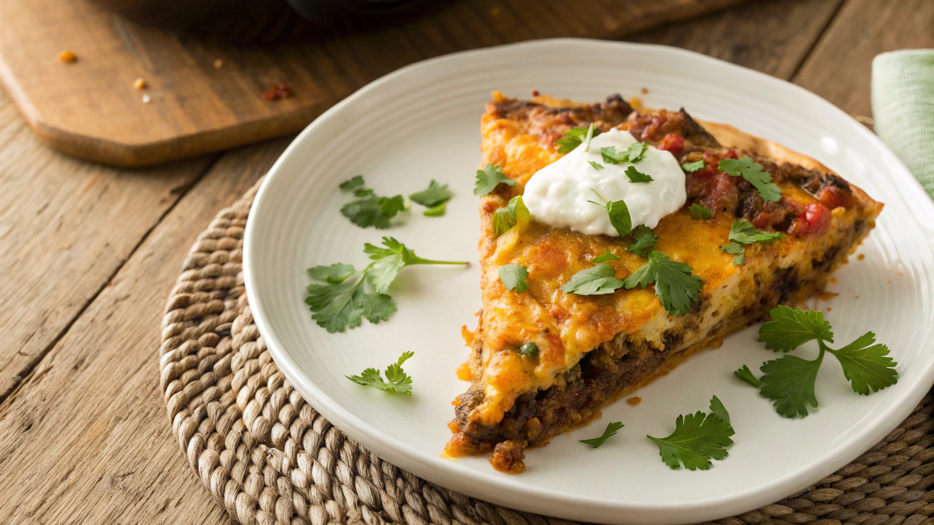 The Best Low Carb Taco Pie