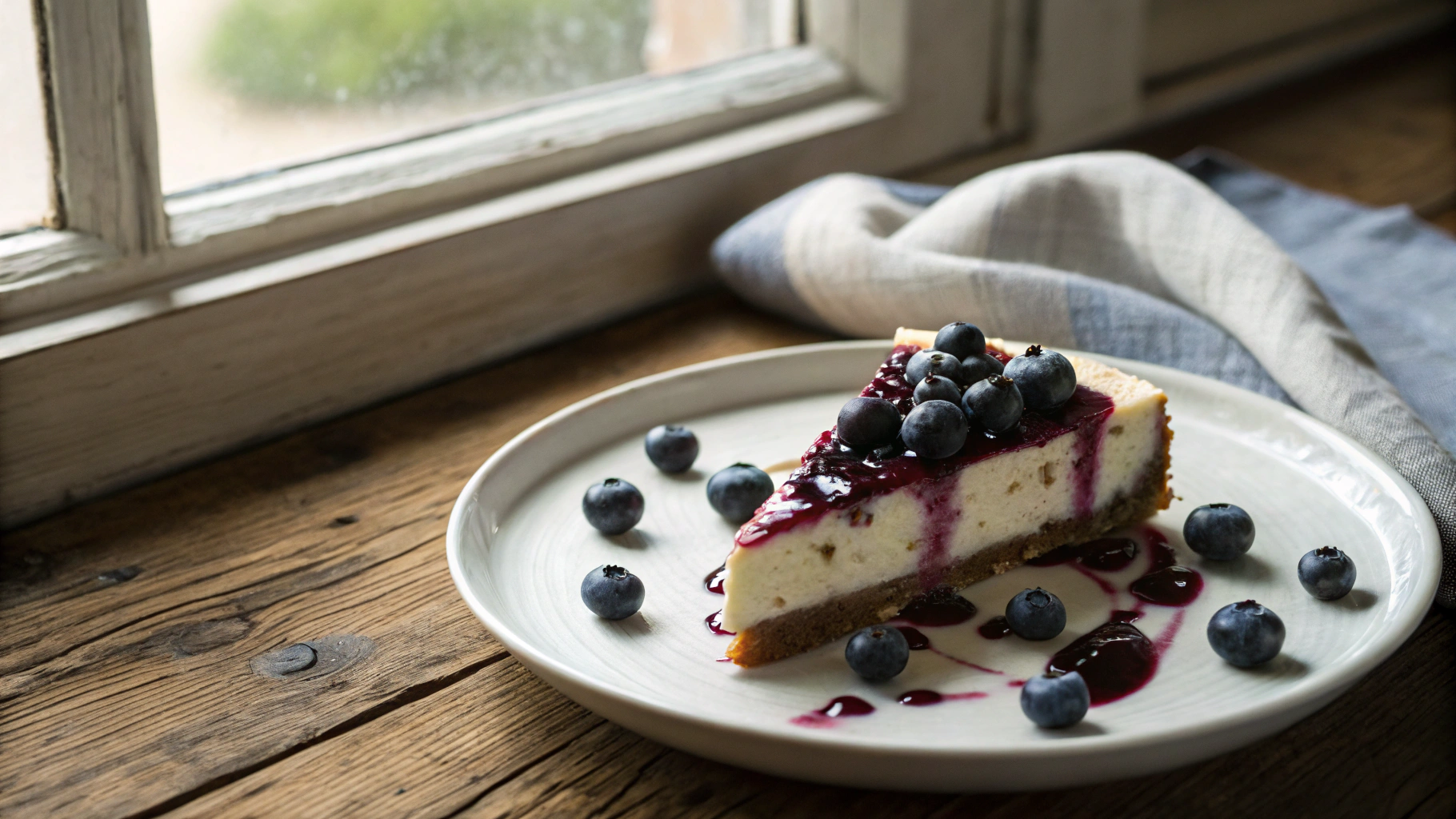 The Ultimate Low Carb Blueberry Cheesecake