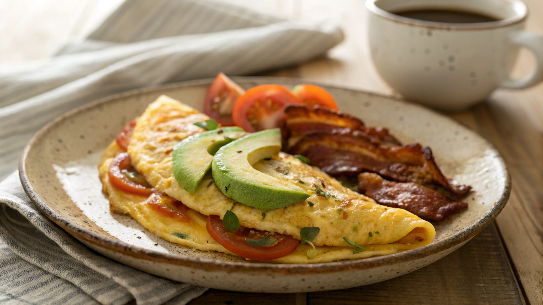 Ultimate Low Carb B.A.T. Omelet