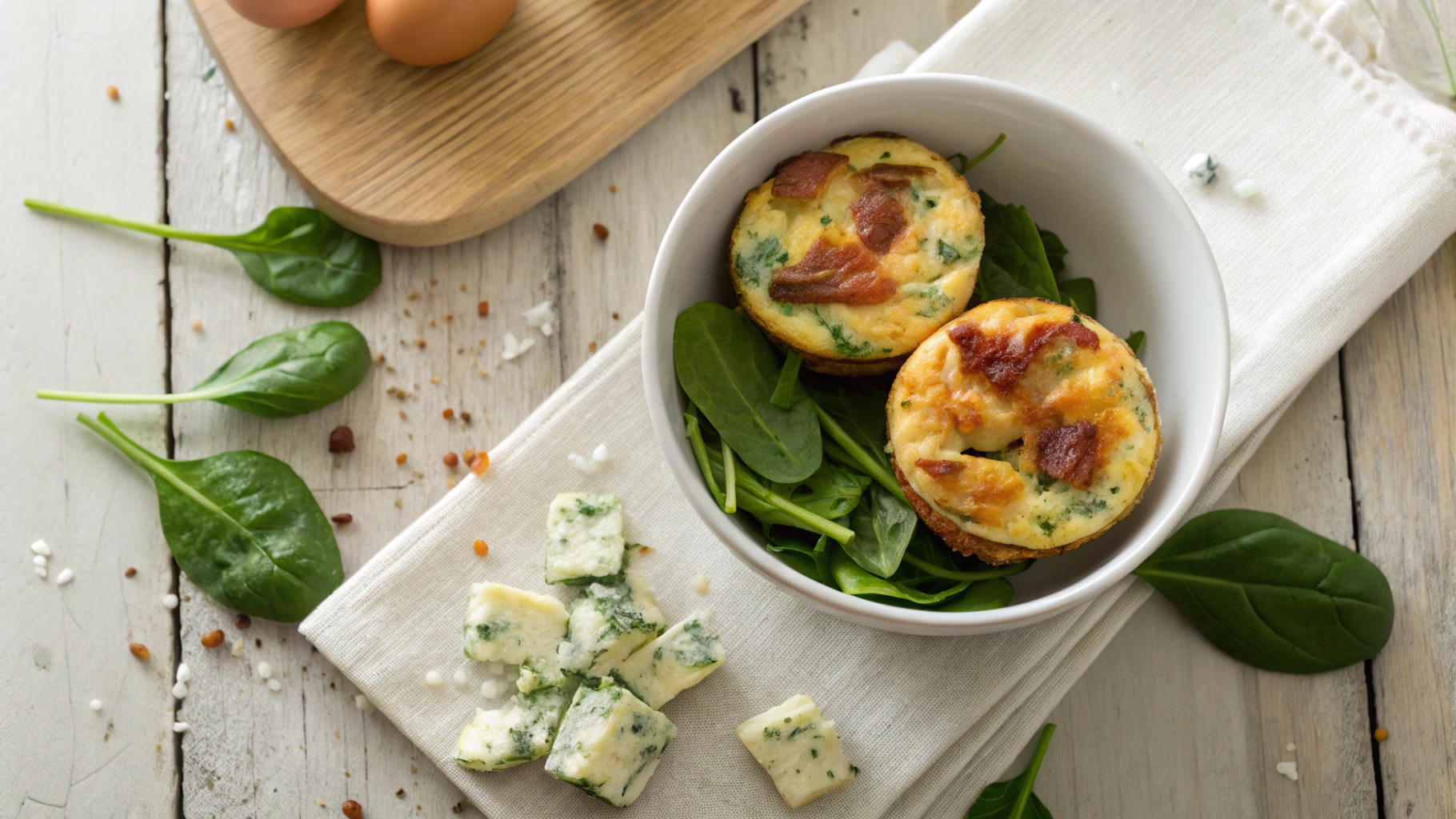 Ultimate Keto Blue Cheese and Bacon Egg Muffins