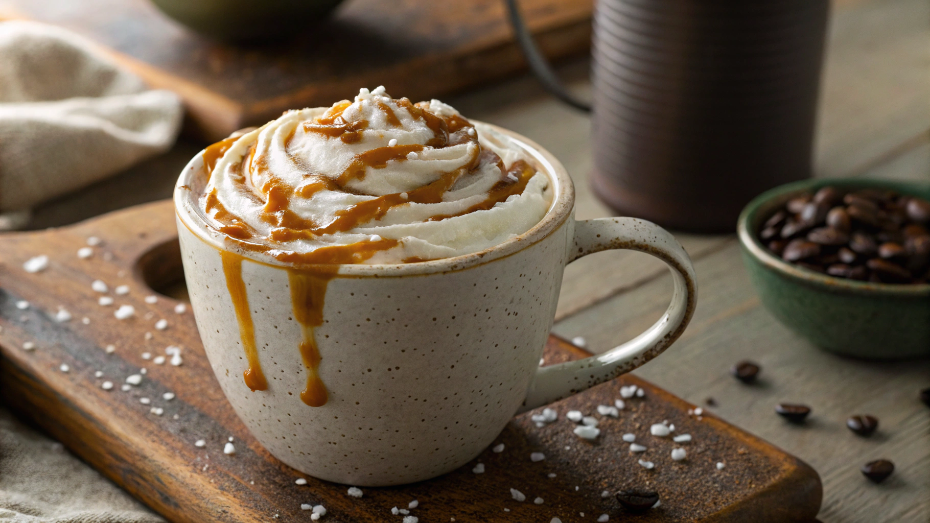 Vegan Keto Salted Caramel Mocha