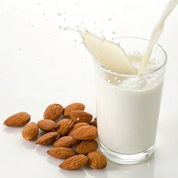Almond milk, plain or original, unsweetened