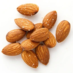 Almonds, oil roasted, lightly salted