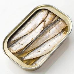 Anchovies Canned In Oil And Drained