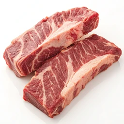 Beef Chuck Short Ribs Boneless Lean And Fat Trimmed To 0" Fat Raw