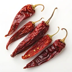 Dried guajillo peppers