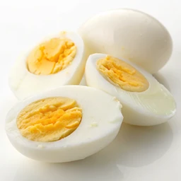 Egg whites only, cooked