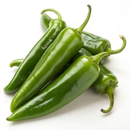 Hot Chili Peppers, Green, Raw