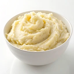 Mashed potatoes, prepared from fresh