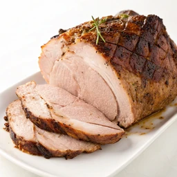 Pork Fresh Shoulder Blade Boston Roasts Separable Lean Only Cooked Roasted