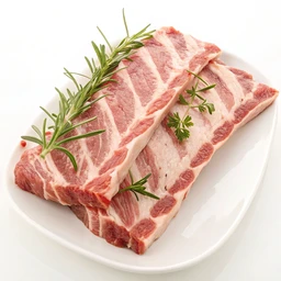 Pork ribs, spare, fresh