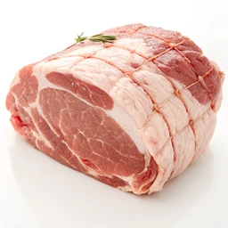 Pork roast, shoulder, fresh, no visible fat eaten