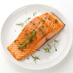 Salmon, Atlantic, wild, cooked