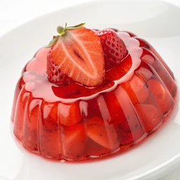Strawberry Gelatin Dessert