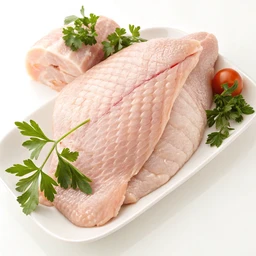 Turkey All Classes Breast Meat And Skin Raw