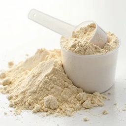 Whey protein powder, 18 grams of protein per scoop