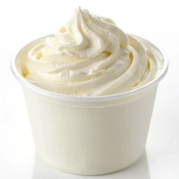 Whipping cream, not whipped